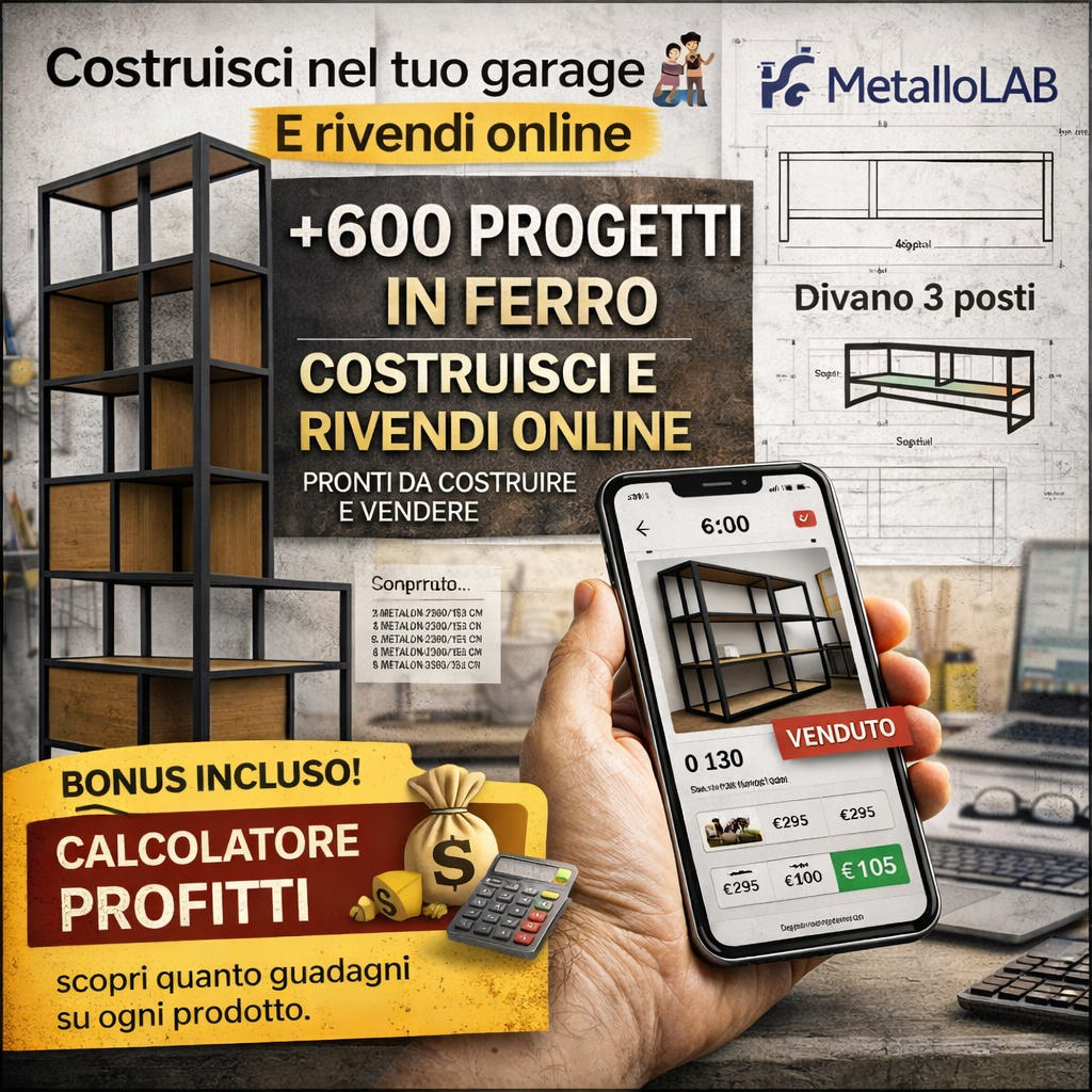 Vuoi imparare a creare fantastici mobili in ferro?