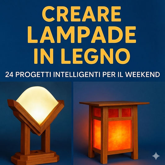 24 Progetti per la creazione di lampade legno e metallo