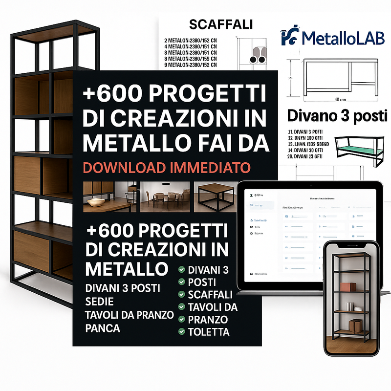 Vuoi imparare a creare fantastici mobili in ferro?